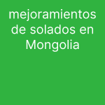 mejoramientos de solados en Mongolia
