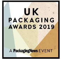 UK packaging awards logo 2019