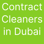 contract cleaners in Dubai
