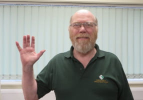 our MD Martin Usher choose to challenge pose