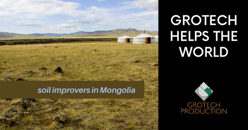 grotech helps the world - mongolian field