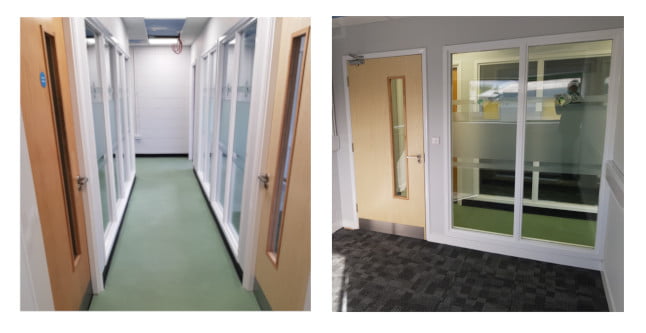 finished renovated offices