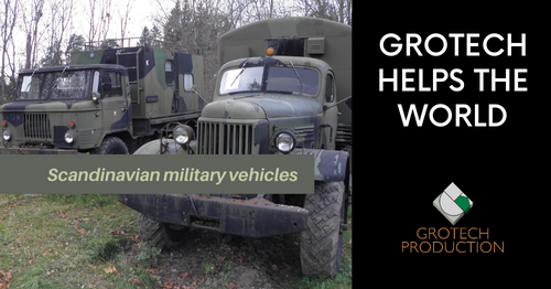 military-vehicles grotech helps the world - military vehicles