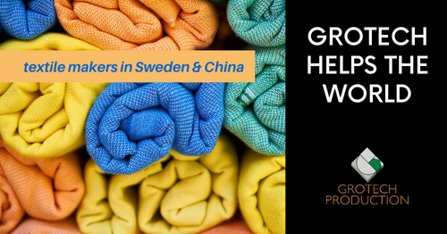 grotech helps the world - textile makers