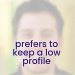 prefers-to-keep-a-low-profile Blurred face image - prefers to keep a low profile
