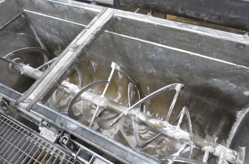 manufacturing-processing inside a blending machine