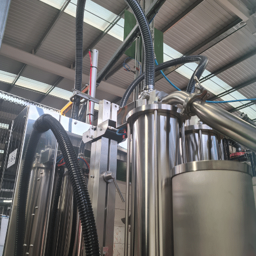 we-never-compete filling machinery in the grotech warehouse